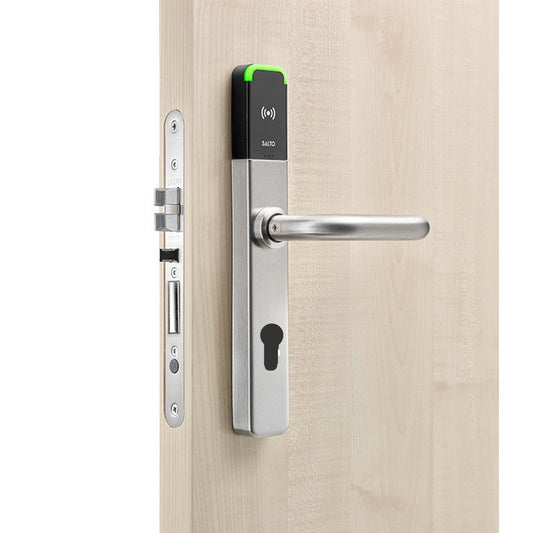 Salto XS4 One handle set EM752 double euro cylinder cut out, 72mm centres IP55